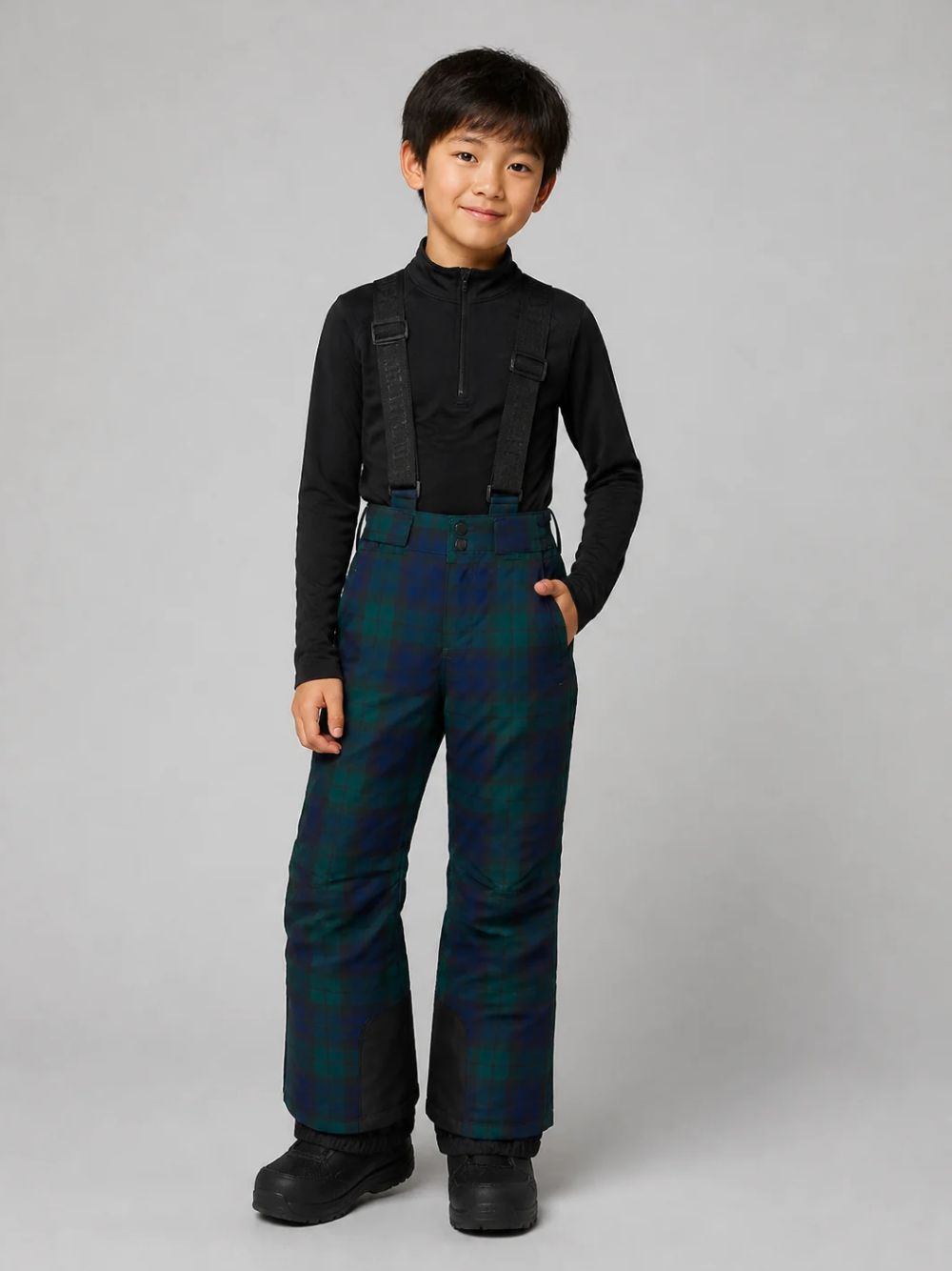 Pantaloni da sci per bambino MC2 St. Barth Kids multicolore con design tartan OYM0001 00707M MC2 ST. BARTH KIDS 