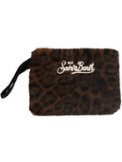 Pochette Pareasy Fur MC2 St. Barth animalier con finitura in eco-shearling PARE0004 00212M MC2 ST. BARTH KIDS 