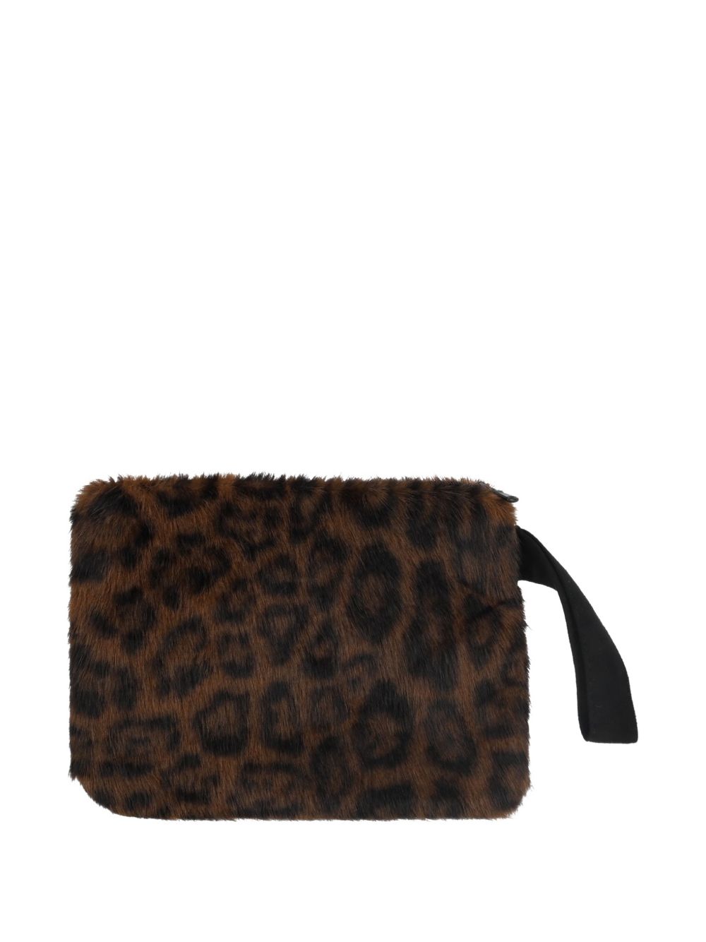 Pochette Pareasy Fur MC2 St. Barth animalier con finitura in eco-shearling PARE0004 00212M MC2 ST. BARTH KIDS 