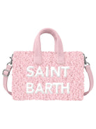 Phone Bag MC2 Saint Barth rosa con finitura in shearling PHONE004 00195M MC2 ST. BARTH KIDS 