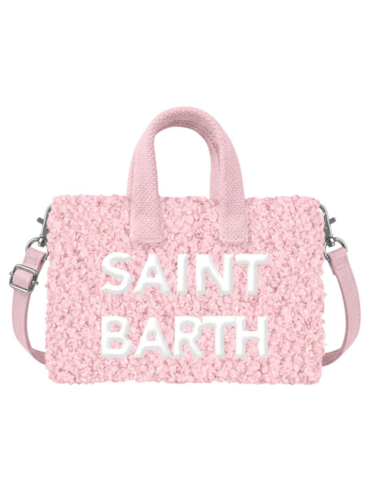 Phone Bag MC2 Saint Barth rosa con finitura in shearling PHONE004 00195M MC2 ST. BARTH KIDS 