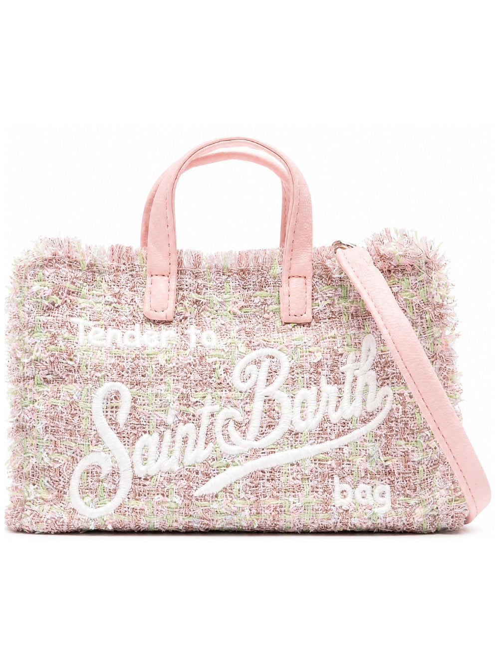 Phone Bag MC2 St. Barth rosa con logo ricamato sul davanti PHONE007 00171M MC2 ST. BARTH KIDS 