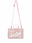 Phone Bag MC2 St. Barth rosa con logo ricamato sul davanti PHONE007 00171M MC2 ST. BARTH KIDS 