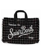 Phone Bag MC2 St. Barth nera in tweed PHONE007 00193M MC2 ST. BARTH KIDS 