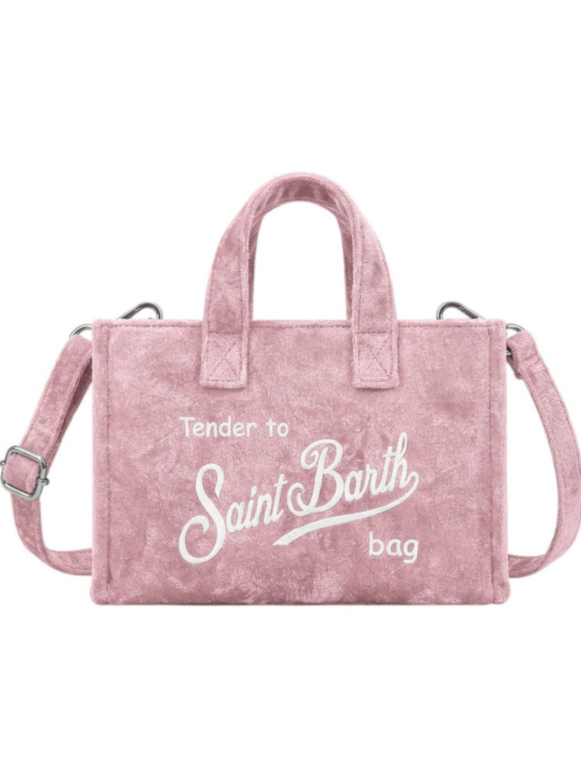 Phone Bag MC2 Saint Barth rosa con finitura in velluto PHONE008 00135M MC2 ST. BARTH KIDS 