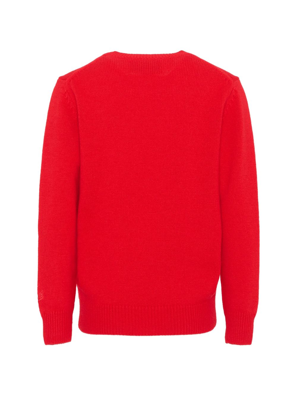 Maglione per bambino MC2 St. Barth Kids x Peanuts rosso con ricamo Snoopy sul davanti PRC0001 01509M MC2 ST. BARTH KIDS 