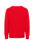 Maglione per bambini MC2 St. Barth Kids x Peanuts rosso con ricamo Snoopy sul davanti PRC0001 01509M MC2 ST. BARTH KIDS 