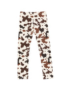 Leggins per bambina MC2 Saint Barth Kids animalier con stampa muccata ROSY001 01360M MC2 ST. BARTH KIDS 