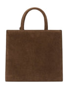 Shop Bag Mini MC2 Saint Barth marrrone con logo in rilievo sul davanti SHBM0002 00103M MC2 ST. BARTH KIDS 