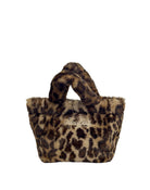 Borsa Vanity Mini Soft Fur MC2 St. Barth animalier con logo ricamato sul davanti VAMI021 00214M MC2 ST. BARTH KIDS 