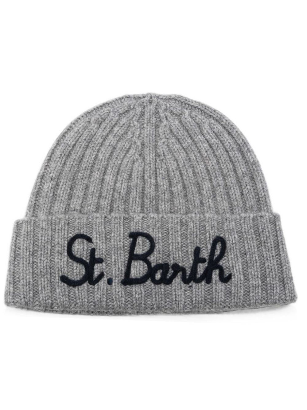 Cappello per bambini MC2 Sain Barth Kids grigio con logo ricamato sul davanti WENG002 01429M MC2 ST. BARTH KIDS 