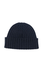 Cappello per bambini MC2 Saint Barth Kids blu con logo ricamato sul davanti WENG002 01443M MC2 ST. BARTH KIDS 