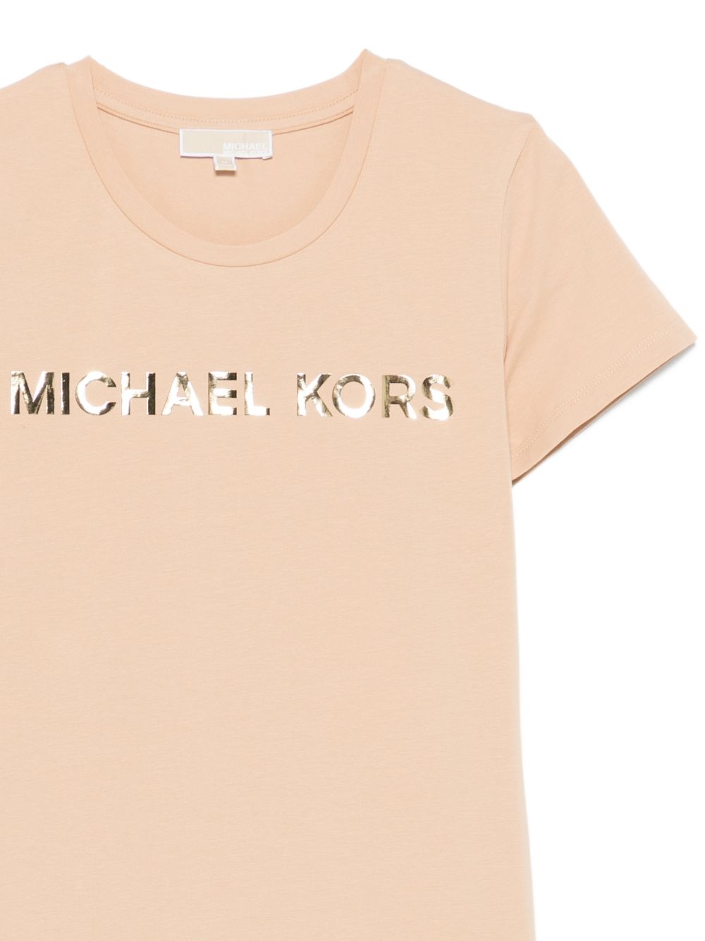 T-shirt per bambina Michael Kors rosa con logo sul davanti R30603 215 MICHAEL KORS KIDS 