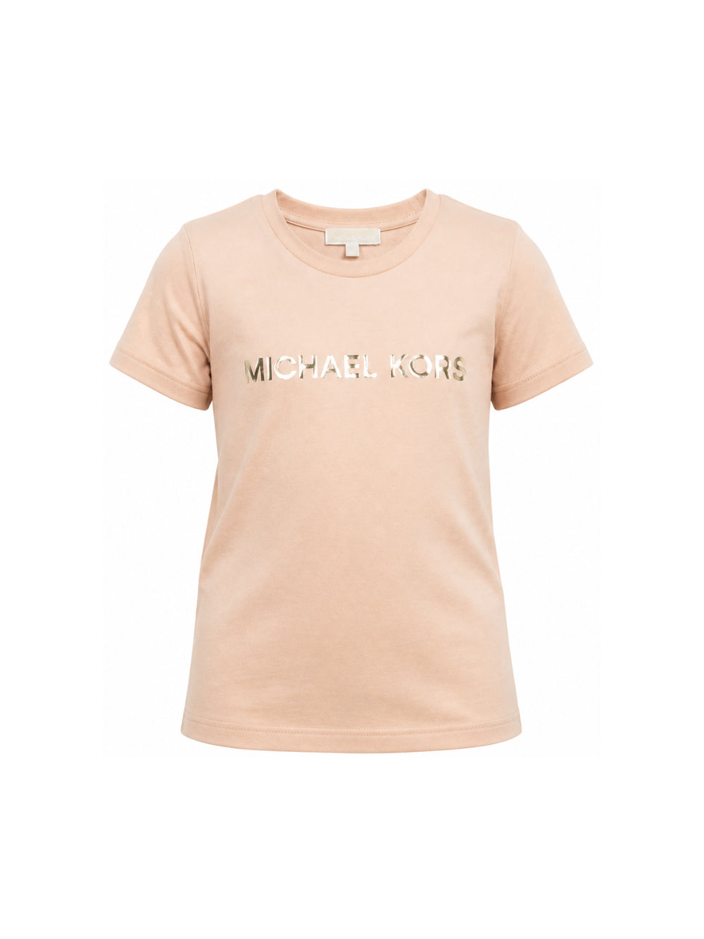 T-shirt per bambina Michael Kors rosa con logo sul davanti R30603 215 MICHAEL KORS KIDS 