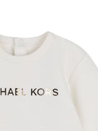 Abito per neonata Michael Kors Kids bianco con stampa logo sul davanti R30658 117 MICHAEL KORS KIDS 