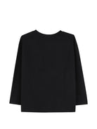 T-shirt per bambina Michael Kors Kids nera con stampa grafica R30684 09B MICHAEL KORS KIDS 