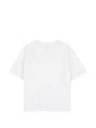 T-shirt per bambina Michael Kors Kids bianca con stampa stelle all-over R30689 117 MICHAEL KORS KIDS 