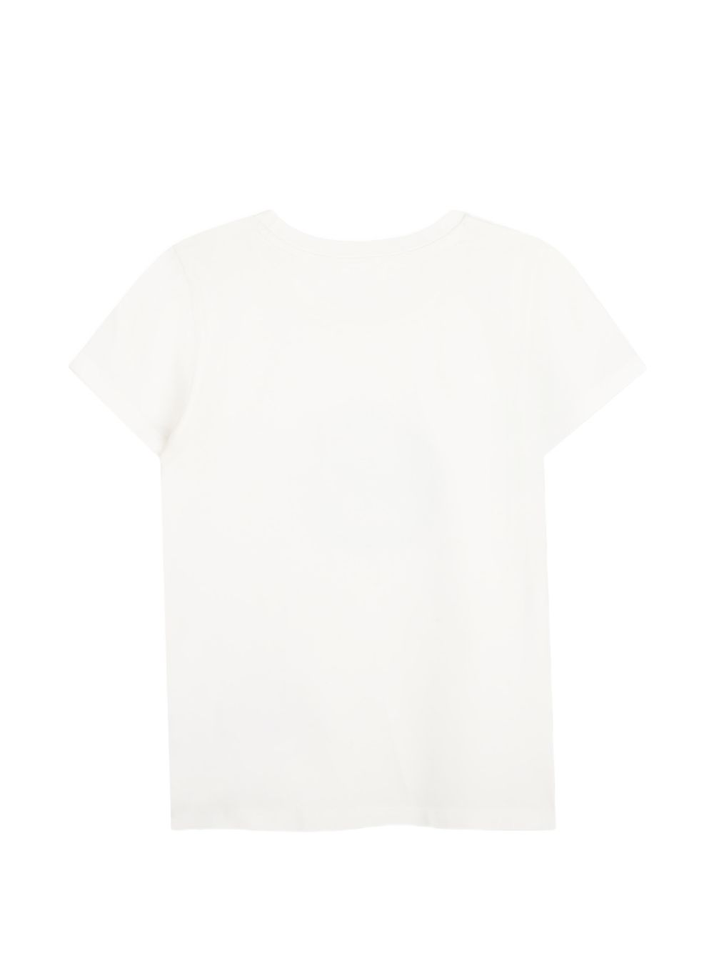 T-shirt per bambina Michael Kors Kids bianca con logo sul davanti R30690 117 MICHAEL KORS KIDS 