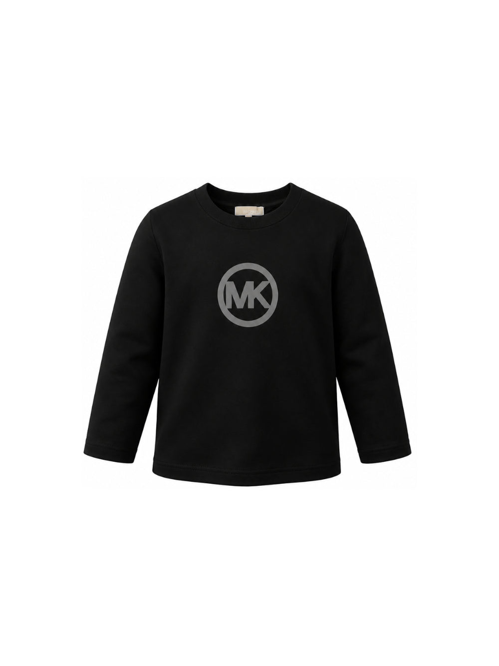 T-shirt per bambina Michael Kors Kids nera con stampa logo R30691 09B MICHAEL KORS KIDS 