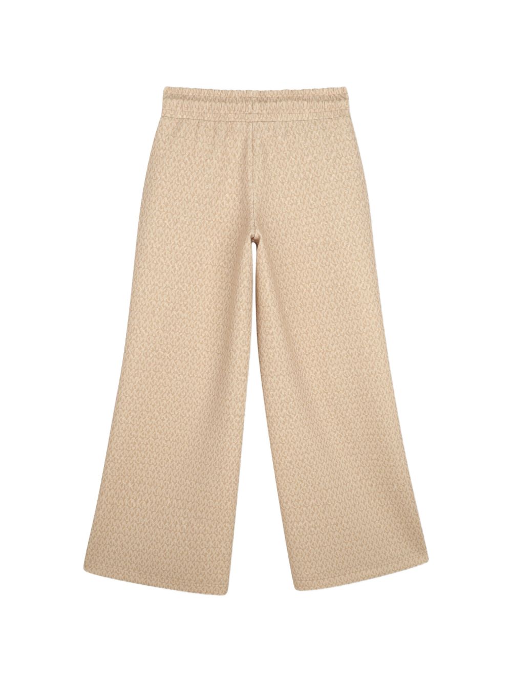 Pantaloni per bambina Michael Kors Kids beige con motivo monogramma all-over R30698 301 MICHAEL KORS KIDS 