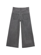 Jeans per bambina Michael Kors Kids grigi a gamba ampia con stampa R30703 Z11 MICHAEL KORS KIDS 