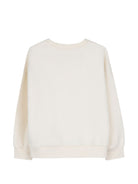 Felpa per bambina Michael Kors Kids beige con stampa grafica R30708 190 MICHAEL KORS KIDS 