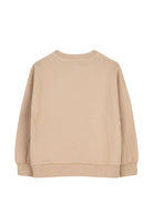 Felpa per bambina Michael Kors Kids beige con stampa grafica R30708 301 MICHAEL KORS KIDS 
