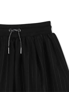 Gonna gessata per bambina Michael Kors Kids nera con coulisse R30724 09B MICHAEL KORS KIDS 