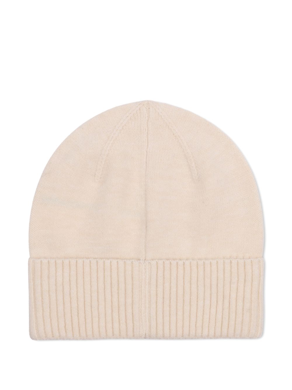 Berretto per bambina Michael Kors Kids beige con logo sul davanti R30807 247 MICHAEL KORS KIDS 