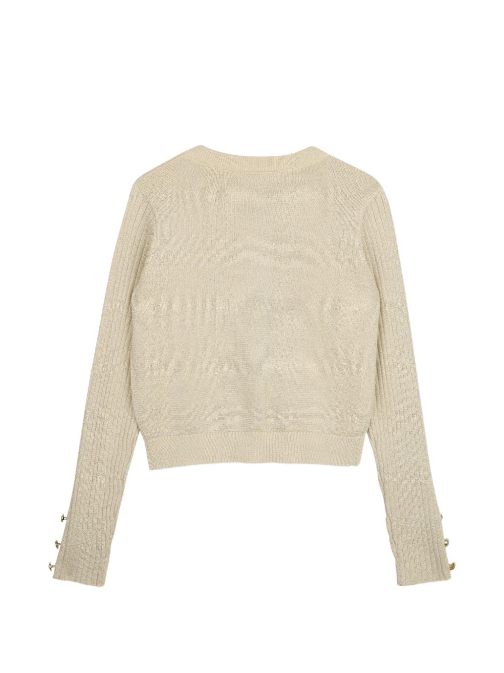 Maglione per bambina Michael Kors Kids color oro con effetto metallizzato R30828 574 MICHAEL KORS KIDS 