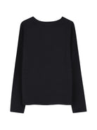 T-shirt per bambina Michael Kors Kids nera con logo sul davanti R30829 09B MICHAEL KORS KIDS 