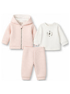 Set tutina sportiva per neonata Michael Kors Kids rosa con stampa con logo sul davanti R30838 46M MICHAEL KORS KIDS 