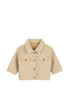Set tre pezzi per neonata Michael Kors Kids beige con stampa con monogramma all-over R30839 22C MICHAEL KORS KIDS 