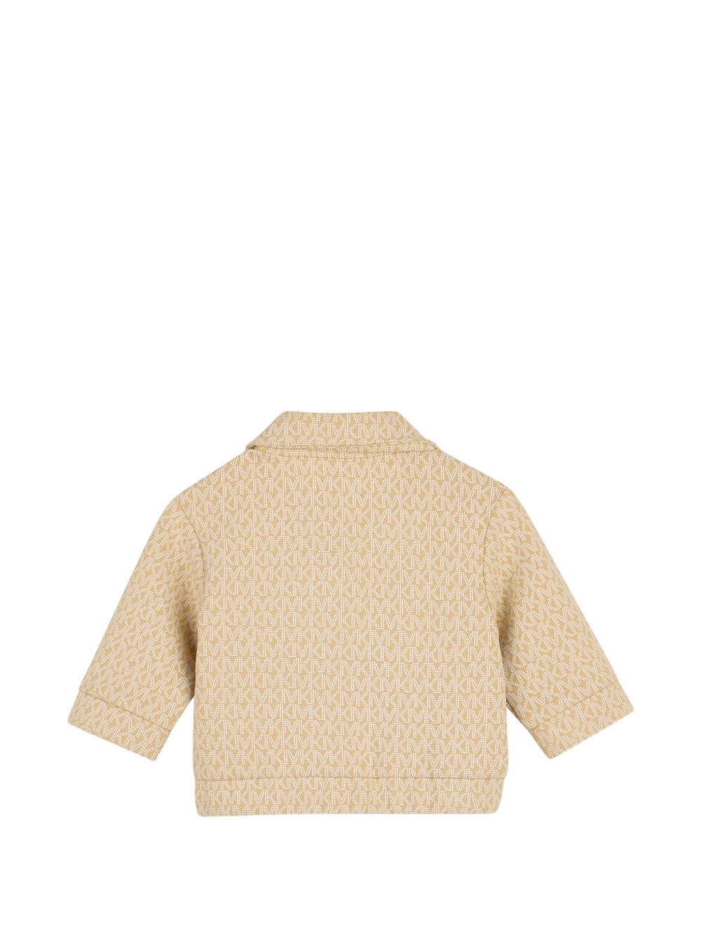 Set tre pezzi per neonata Michael Kors Kids beige con stampa con monogramma all-over R30839 22C MICHAEL KORS KIDS 