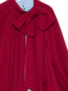 Abito con fiocco per bambina Mimisol Kids rosso con design color-block MFAB825V1TS0322 BRL MIMISOL KIDS 