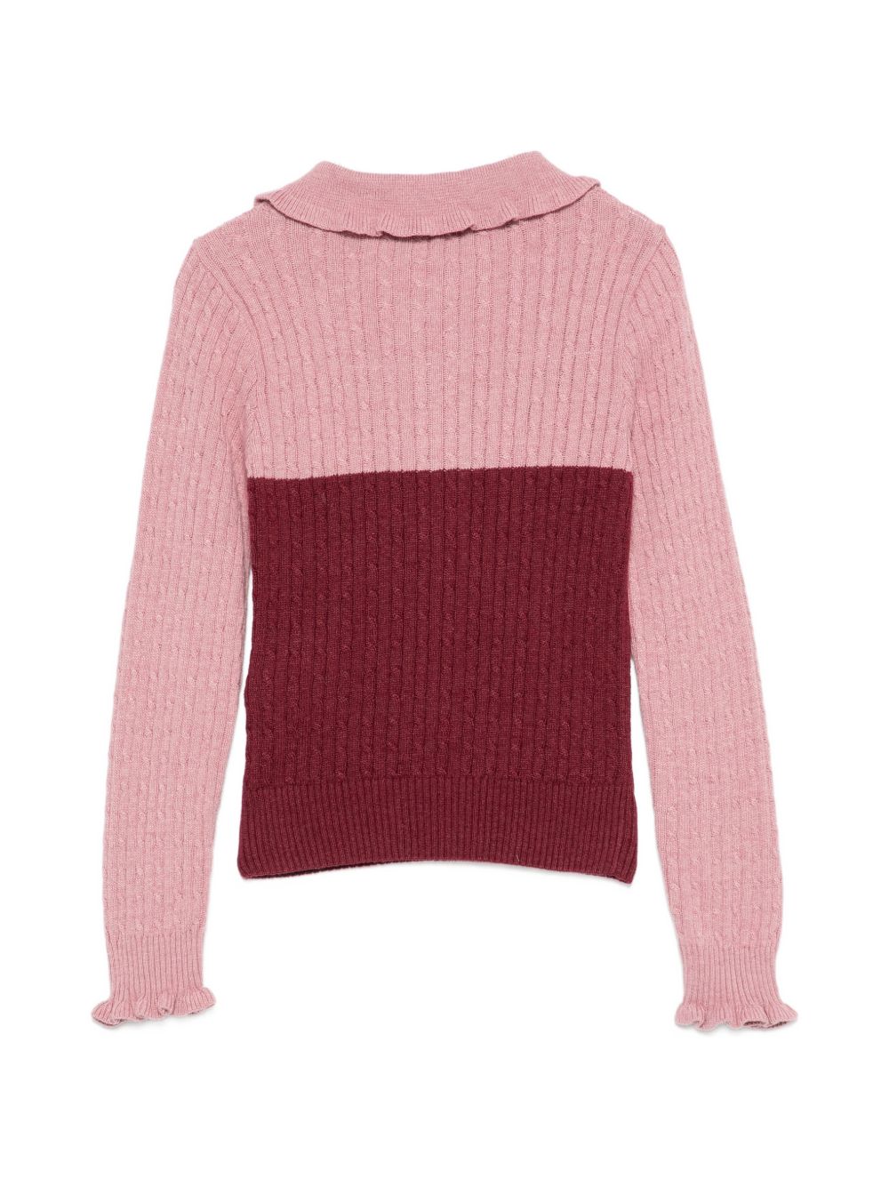 Maglione intrecciato per bambina Mimisol Kids multicolor con decorazione MFMA063KK0000 BRP MIMISOL KIDS 