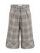 Pantaloni a quadri per bambina Mimisol Kids multicolor con paillettes MFPA176V1TS1134 MLT MIMISOL KIDS 