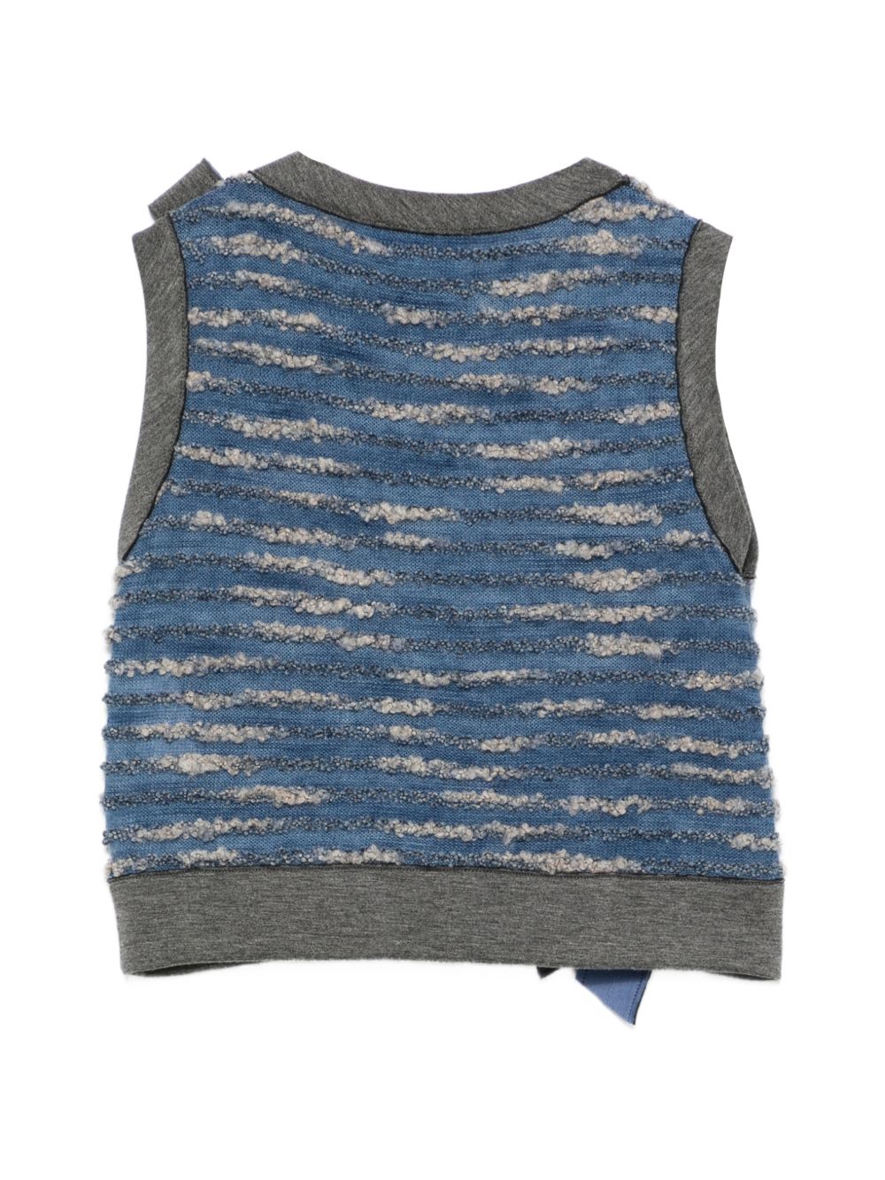 Top a righe per bambina Mimisol Kids blu smanicato MFTP106TS1142 LTB MIMISOL KIDS 