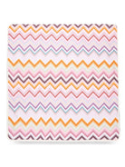 Coperta per neonata Missoni Kids rosa con motivo a zig-zag all-over MZ0010 Z4076 999 MISSONI KIDS 