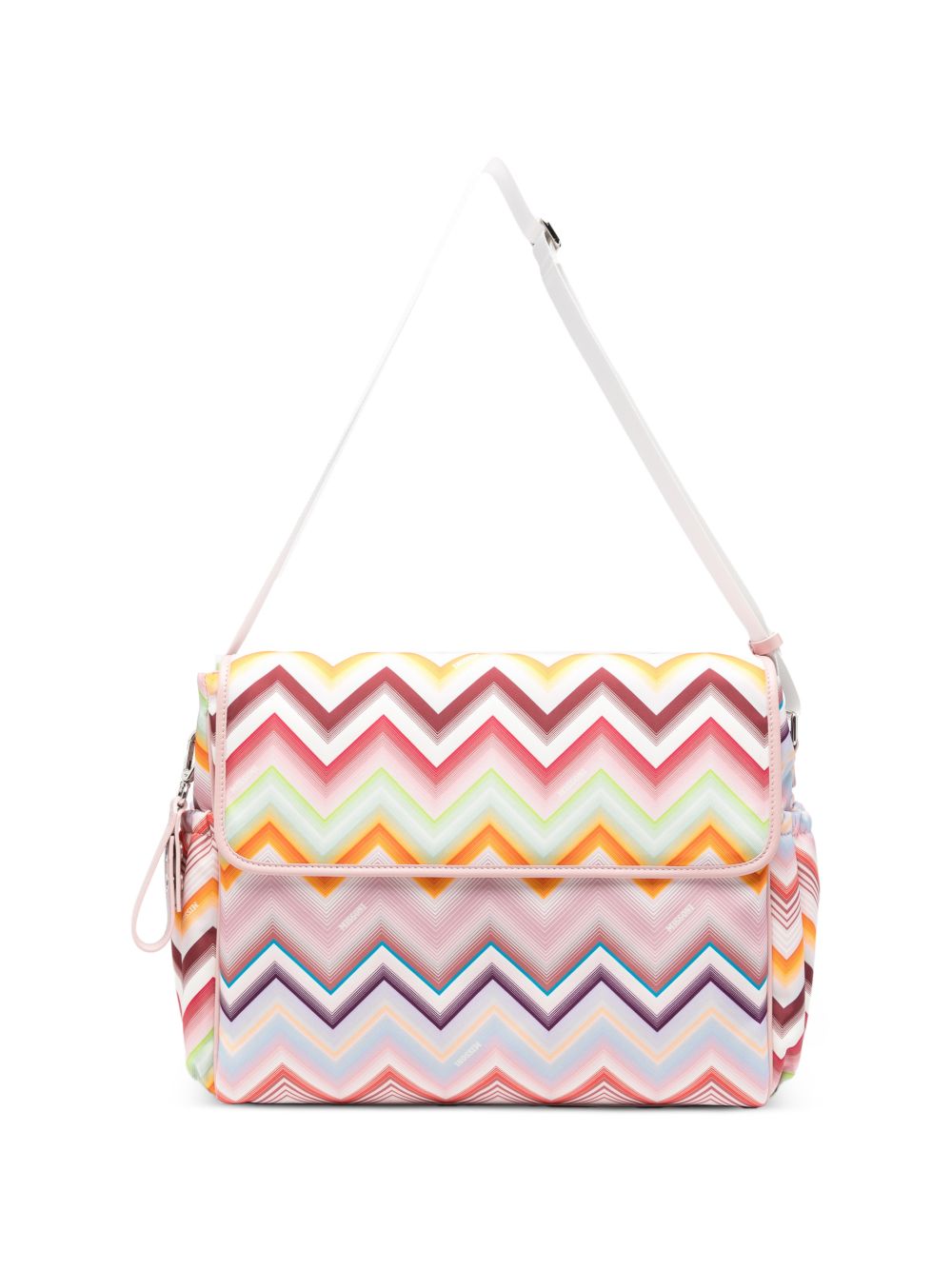 Borsa fasciatoio Missoni Kids multicolore con motivo a stampa a zigzag MZ0048 N0443 999 MISSONI KIDS 