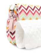 Borsa fasciatoio Missoni Kids multicolore con motivo a stampa a zigzag MZ0048 N0443 999 MISSONI KIDS 