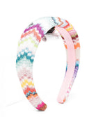 Cerchietto per bambina Missoni Kids multicolore con motivo a zigzag MZ0A04 Q0114 999 MISSONI KIDS 