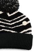 Cappello per bambina Missoni Kids bianco e nero con pompom MZ0B07 W0028 930BG MISSONI KIDS 