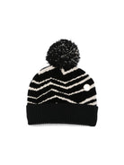 Cappello per bambina Missoni Kids bianco e nero con pompom MZ0B07 W0028 930BG MISSONI KIDS 