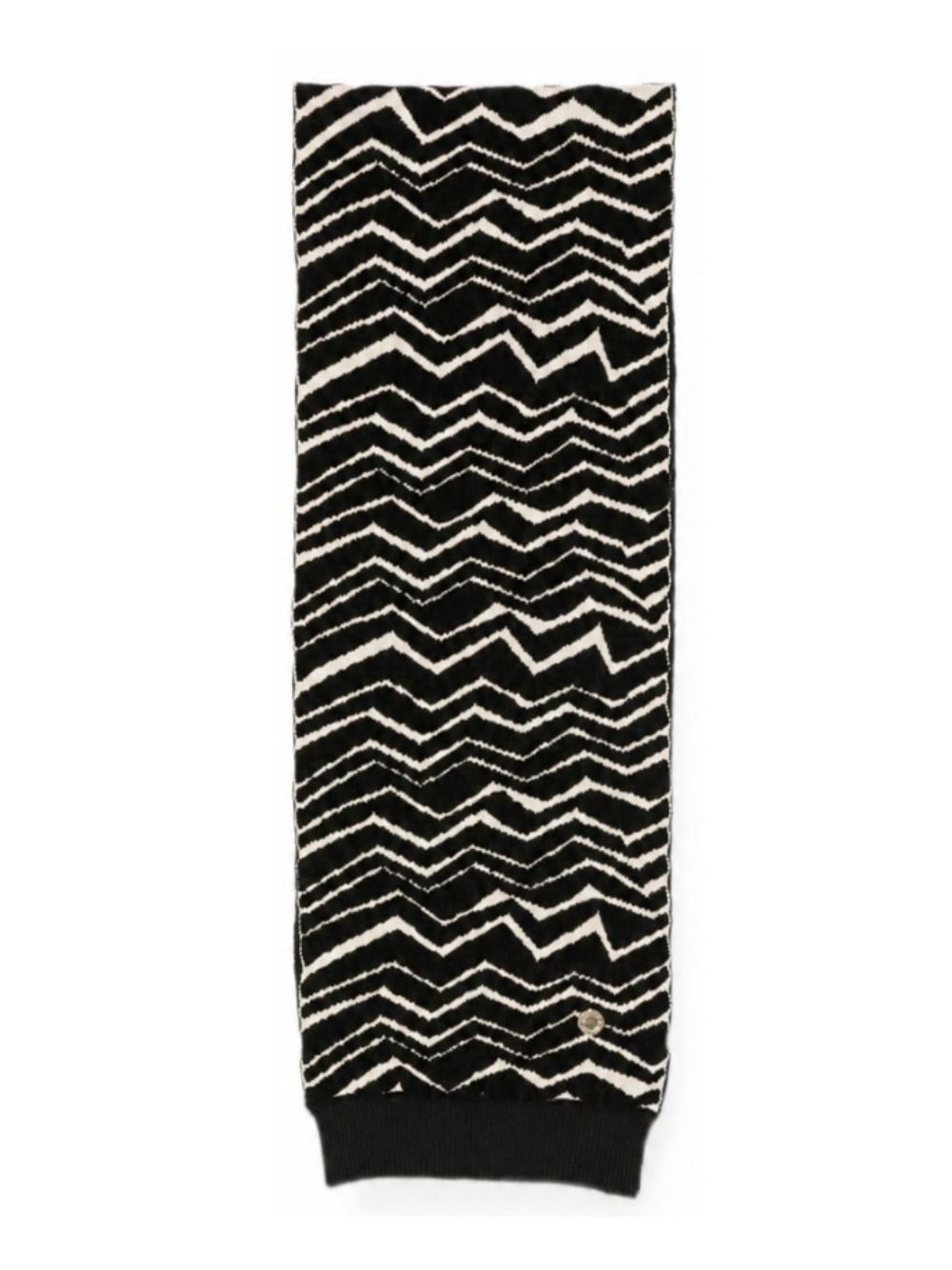 Sciarpa per bambini Missoni Kids nera con motivo a zigzag MZ0B13 W0028 930BG MISSONI KIDS 