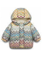 Giubbino per neonati Missoni Kids multicolore con motivo a chevron MZ2307 N0442 960MC MISSONI KIDS 