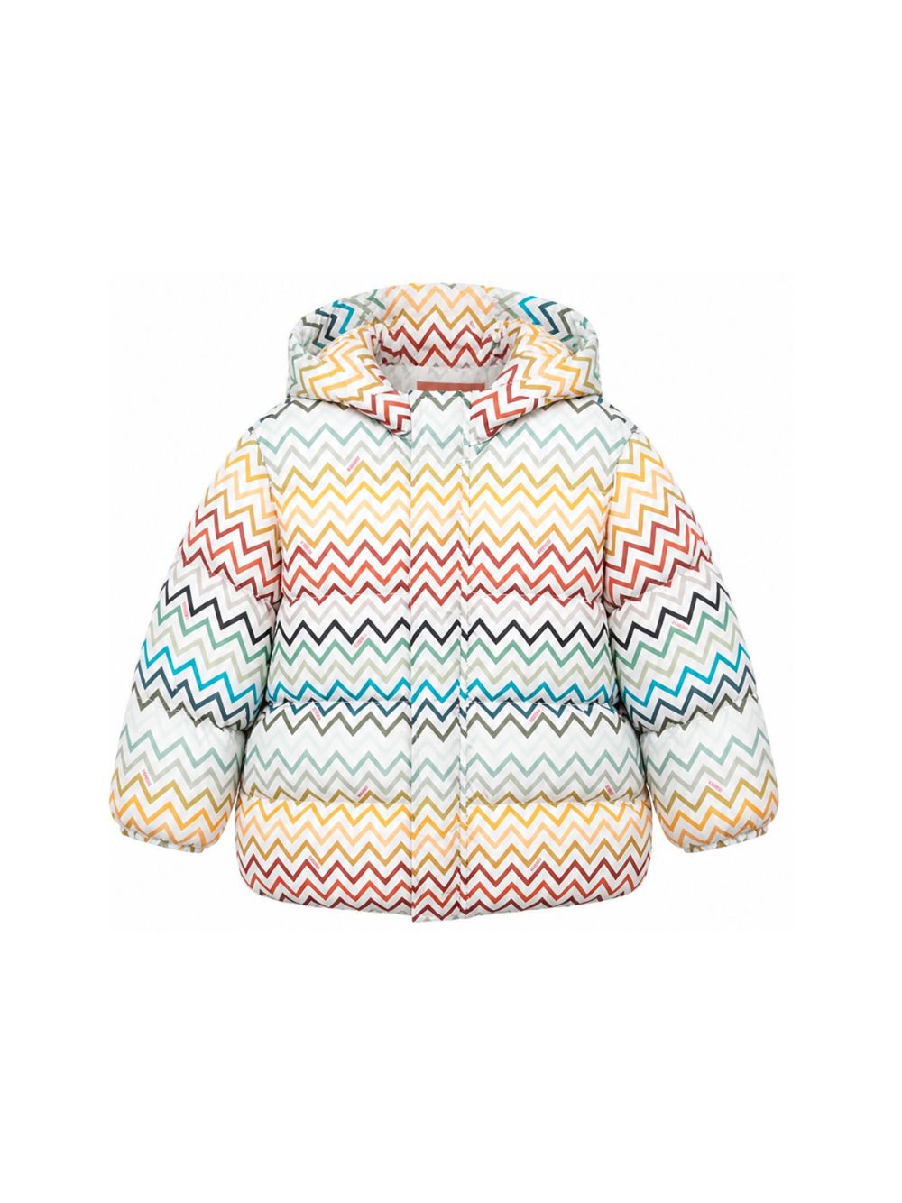Piumino per bambino Missoni Kids multicolore con stampa a zigzag MZ2H17 N0442 960MC MISSONI KIDS 