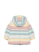 Piumino per bambino Missoni Kids multicolore con stampa a zigzag MZ2H17 N0442 960MC MISSONI KIDS 