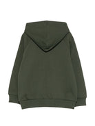 Felpa per bambino Missoni Kids verde con dettagli con motivo a zigzag MZ4H10 Z3183 70J MISSONI KIDS 