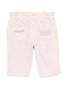 Pantaloni per neonata Missoni Kids rosa con ricamo a zigzag MZ6030 Z3702 52E MISSONI KIDS 